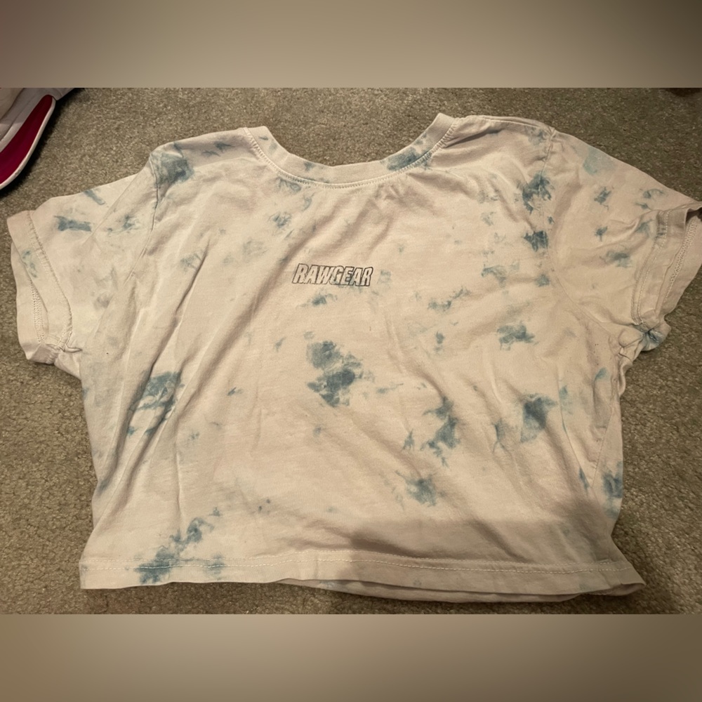 RAWGEAR WOMEN TIE-DYE CROP T-SHIRT - RG3003